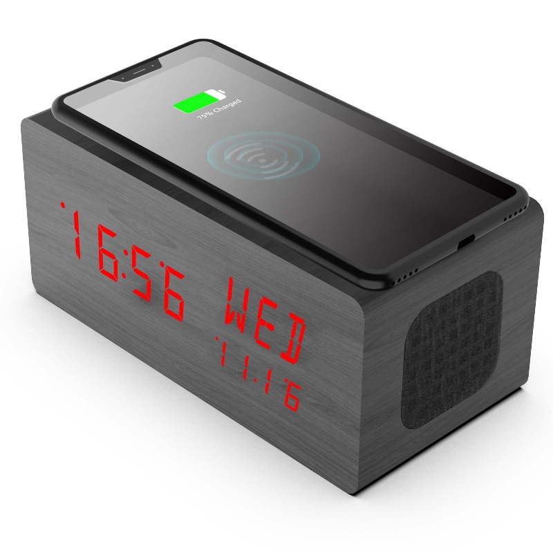 FB-CR8J780X Bluetooth Clock Radio mit QI Wireless Ladegerät